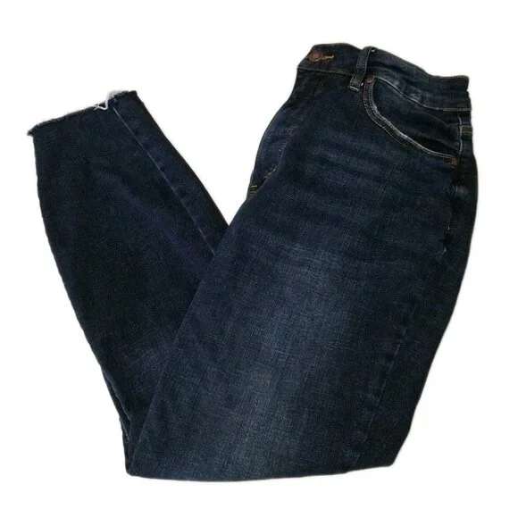 Judy Blue LA Women's Size 14W Blue Jeans 34x30 Raw Hem - Picture 1 of 6